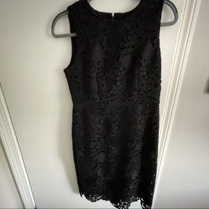 Black lace Ann Taylor dress